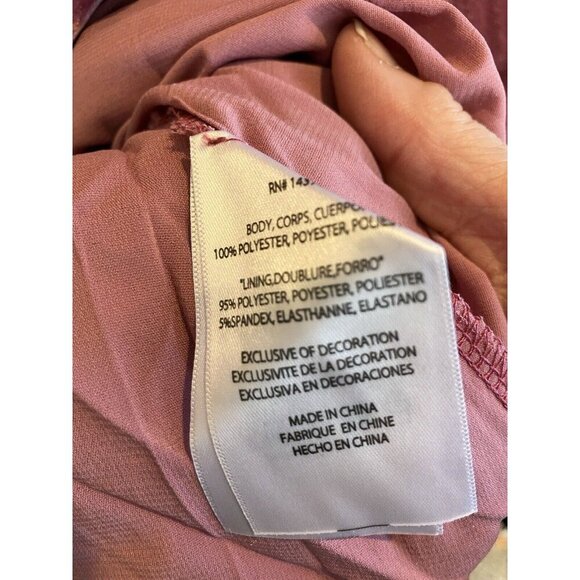 NWT Pink Velvet Tunic Small Dress, Endless Rose, Romantic Boho Drop Waist, Lined - Picture 8 of 10